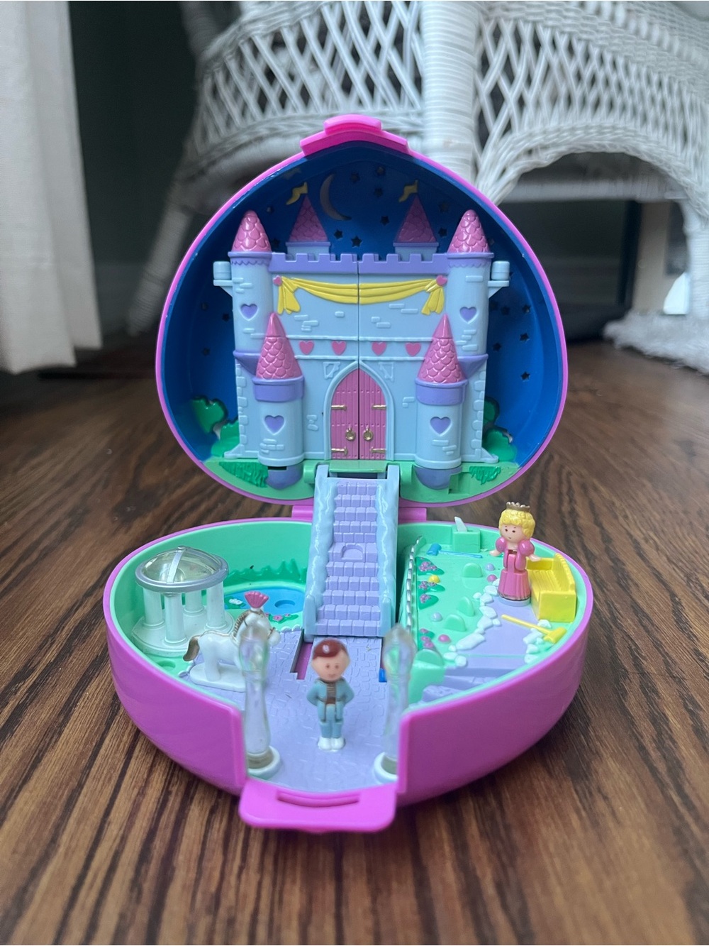 Polly pocket 1992 Starlight castle near complete working